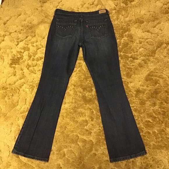 Levi darkwash bootcut 515 jeans - Picture 7 of 8